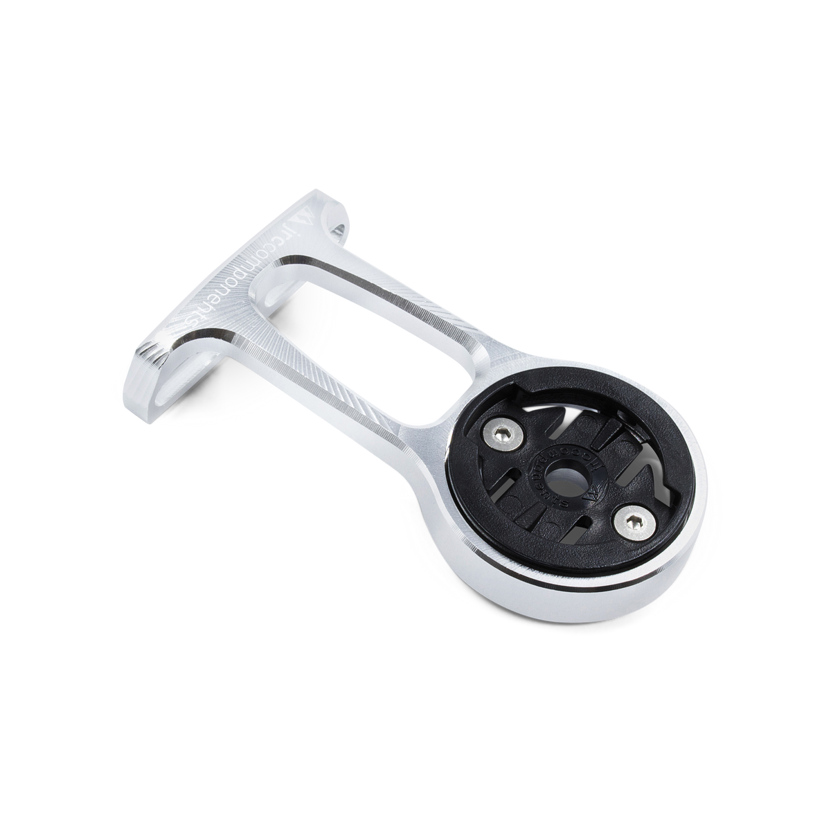 Soporte Ciclocomputador JRC Components Stem Out Front Garmin Plata