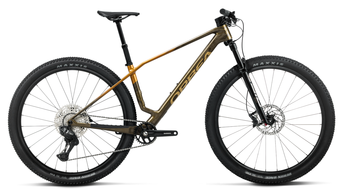 Bicicletas MTB XC Orbea Alma M20 2027 Caramel Carbon View/Leo Orange Gloss