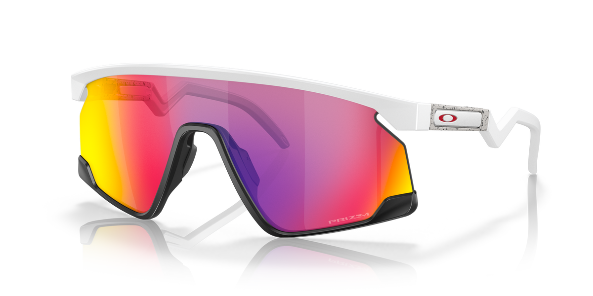 BXTR Gafas de Sol Oakley Blanco Mate Negro Mate Lente Prizm Road