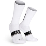 Superb Extra Long Sock Gobik Unisex Axis White