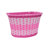 Oxford Junior Woven Front Basket Pink