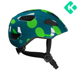 Helmet Lazer Nutz 2.0 KC CE-CPSC Kids Green Dots