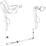 Sram Apex eTap AXS Left Brake/Shift Lever Kit Disc Black