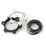 XLC BR-X62 Center Lock 6-Bolt Rotor Adapter Black/Silver