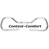 Ergotec Contest Comfort Handlebar 570mm Rise 42mm 3º Aluminum Silver Anodized