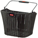 Klickfix Braided Front Basket Without Adapter 16L Black