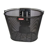 Klickfix Oval Plus Front Basket Narrow Mesh Without Adapter Black
