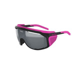 Bolle Chronoshield Mt Sunglasses Black Matte/Pink Volt+